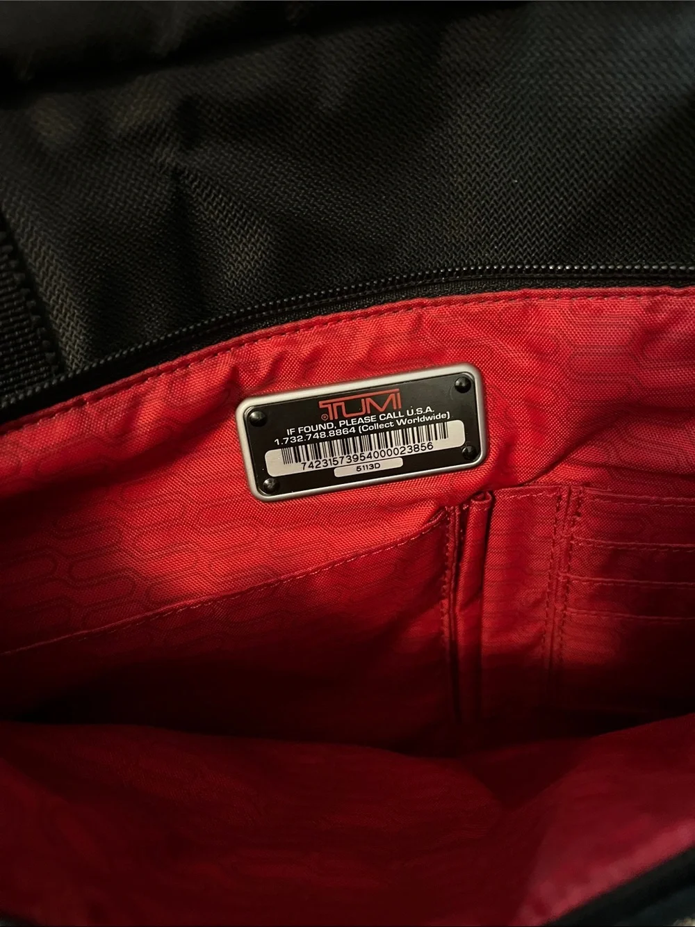 Tumi laptop bag